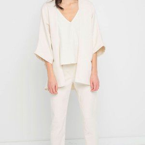 Elizabeth Suzann Emma Kimono Cotton Cream O/S
